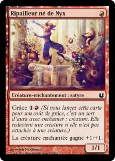 Ripailleur né de Nyx, carte Magic BNG 102 — extension Créations divines