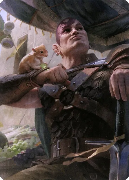 Minsc & Boo, Timeless Heroes // Minsc & Boo, Timeless Heroes, carte Magic ACLB 38 — extension Battle for Baldur's Gate Art Series
