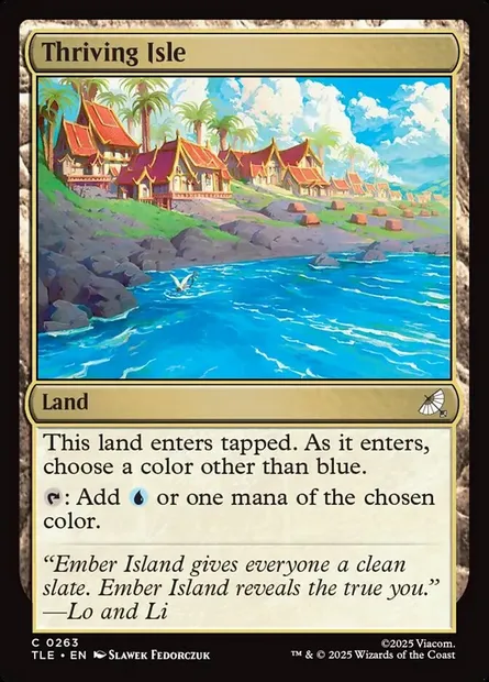 Thriving Isle, Magic card TLE 263 — Avatar: The Last Airbender Eternal set