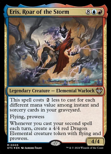 Eris, Roar of the Storm, Magic card OTC 5 — Outlaws of Thunder Junction Commander set