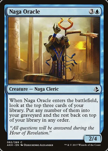 Naga Oracle, Magic card AKH 62 — Amonkhet set
