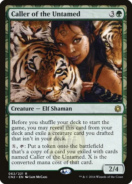 Caller of the Untamed, Magic card CN2 62 — Conspiracy: Take the Crown set