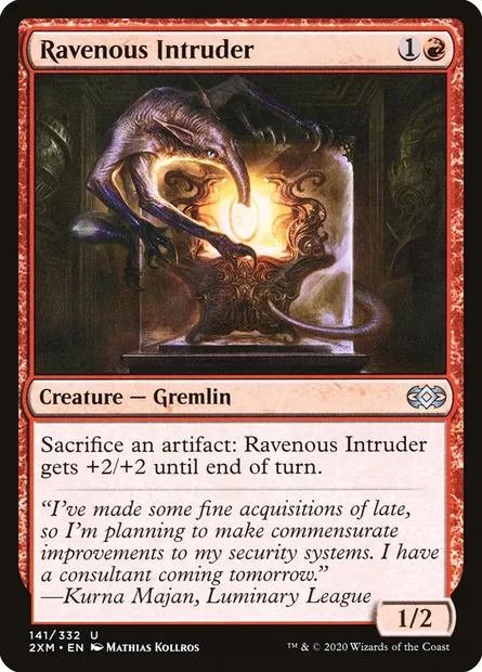 Ravenous Intruder, Magic card 2XM 141 — Double Masters set