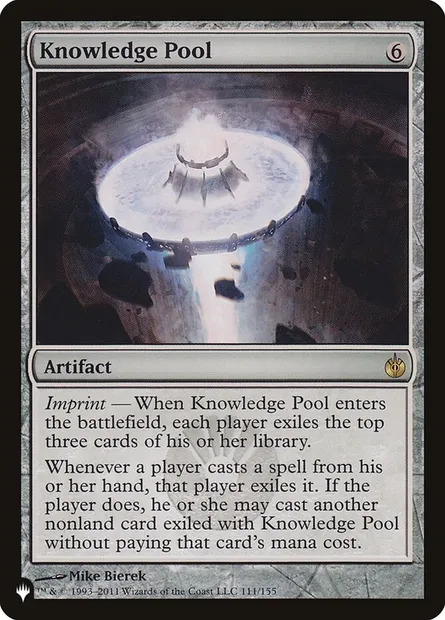 Knowledge Pool, Magic card PLST MBS-111 — The List set
