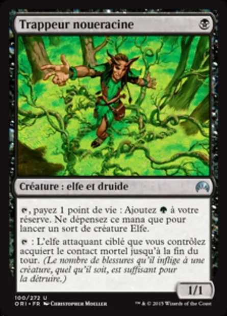 Trappeur noueracine, carte Magic ORI 100 — extension Magic Origines