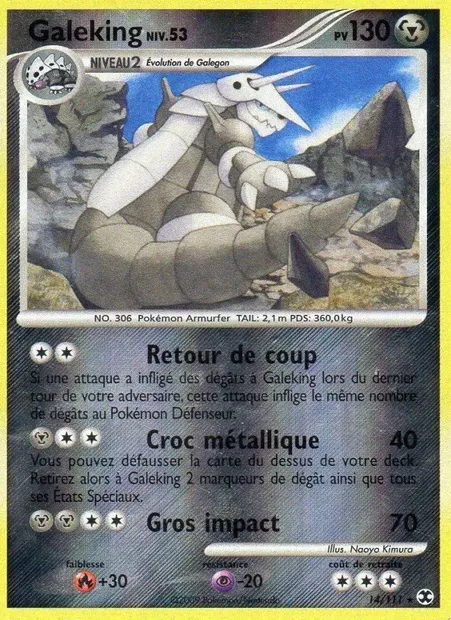 Galeking Niv. 53, carte Pokémon RR 14 — extension Rivaux Émergeants
