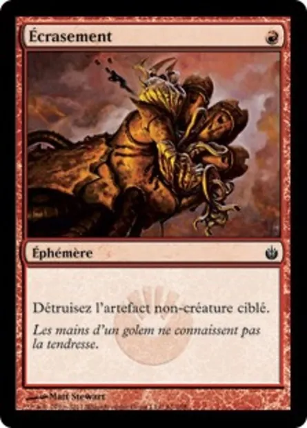 Écrasement, carte Magic MBS 61 — extension Mirrodin assiégé