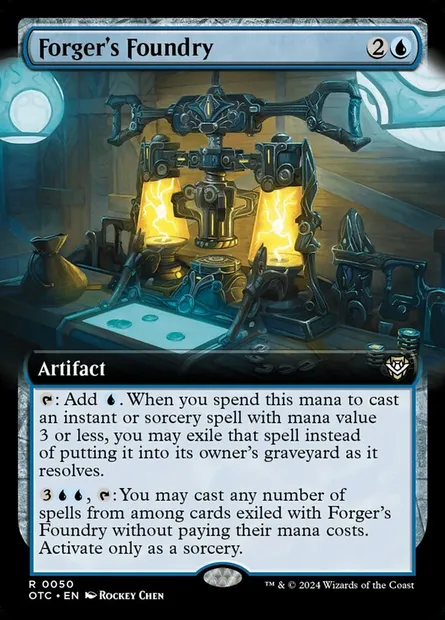 Forger's Foundry, Magic card OTC 50 — Outlaws of Thunder Junction Commander set