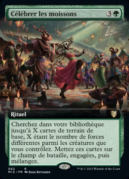 Célébrer les moissons, carte Magic MIC 62 — extension Midnight Hunt Commander