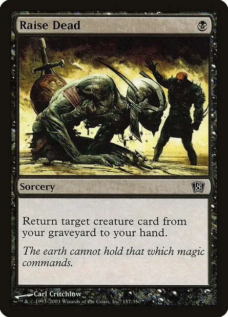 Raise Dead, Magic card 8ED 157★ — Eighth Edition set