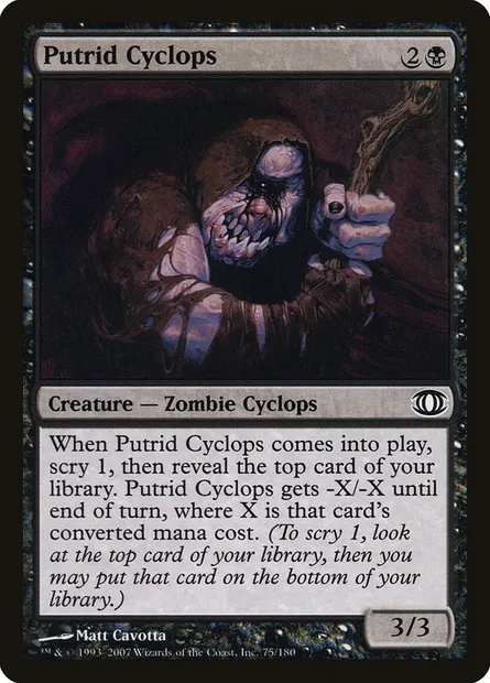 Cyclope putride, carte Magic FUT 75 — extension Vision de l'Avenir