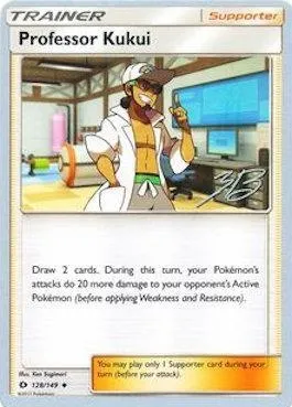 Prof. Euphorbe, carte Pokémon WCD17 128 — extension World Championship Decks 2017