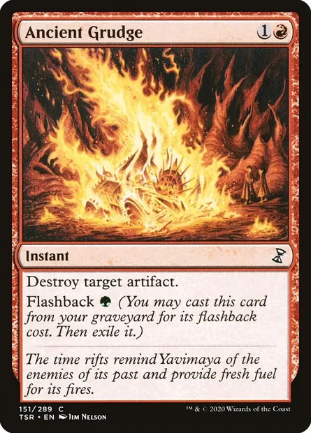 Ancient Grudge, Magic card TSR 151 — Time Spiral Remastered set