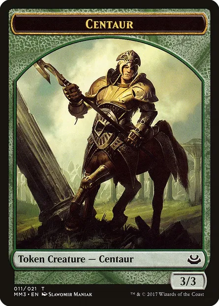 Centaur, Magic card TMM3 11 — Modern Masters 2017 Tokens set