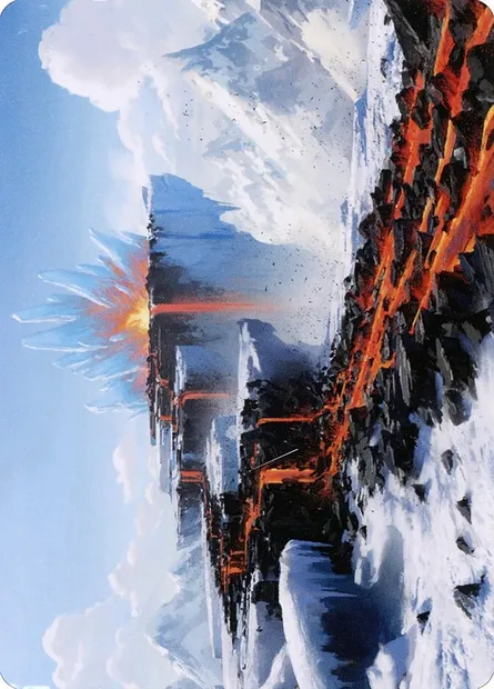 Surtland Frostpyre // Surtland Frostpyre, Magic card AKHM 75 — Kaldheim Art Series set