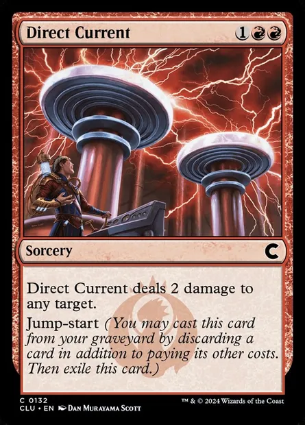Courant continu, carte Magic CLU 132 — extension Ravnica: Clue Edition