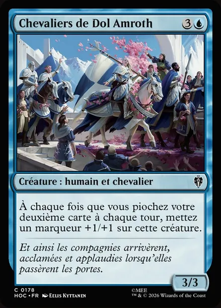 Chevaliers de Dol Amroth, carte Magic HOC 178 — extension The Hobbit Eternal