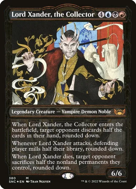 Lord Xander, the Collector, Magic card SNC 380 — Streets of New Capenna set