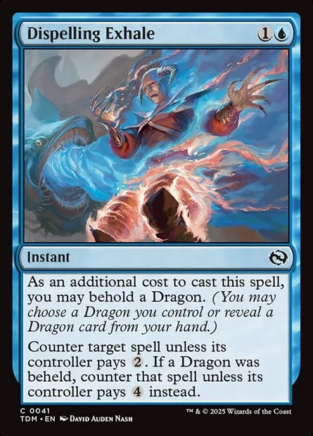 Dispelling Exhale, Magic card TDM 41 — Tarkir: Dragonstorm set