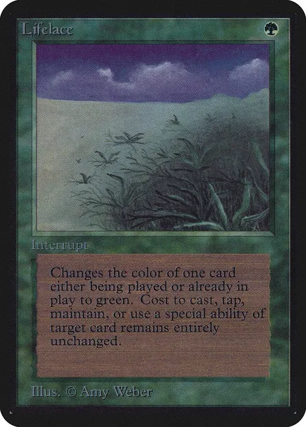 Voile de vie, carte Magic LEA 207 — extension Limited Edition Alpha