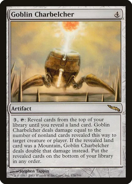 Goblin Charbelcher, Magic card MRD 176 — Mirrodin set