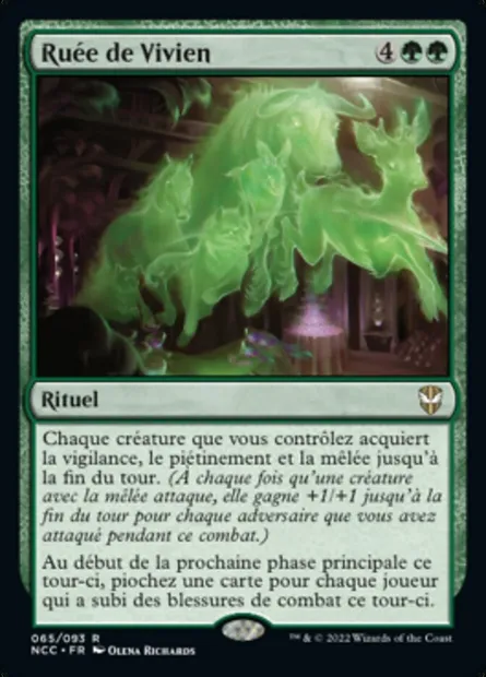 Ruée de Vivien, carte Magic NCC 65 — extension New Capenna Commander