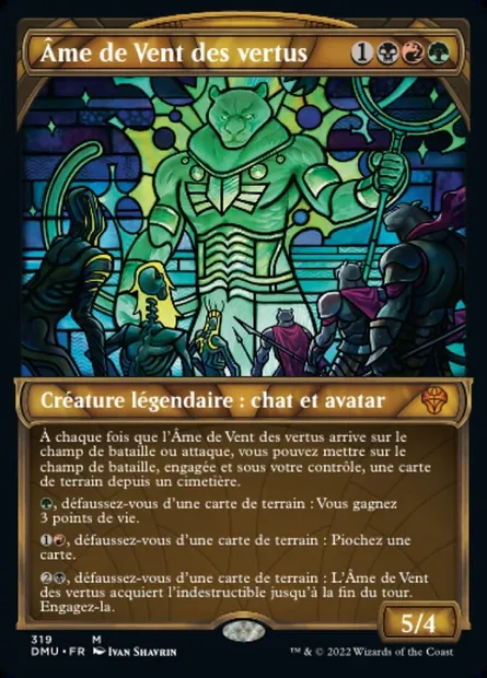 Âme de Vent des vertus, carte Magic DMU 319 — extension Dominaria Uni