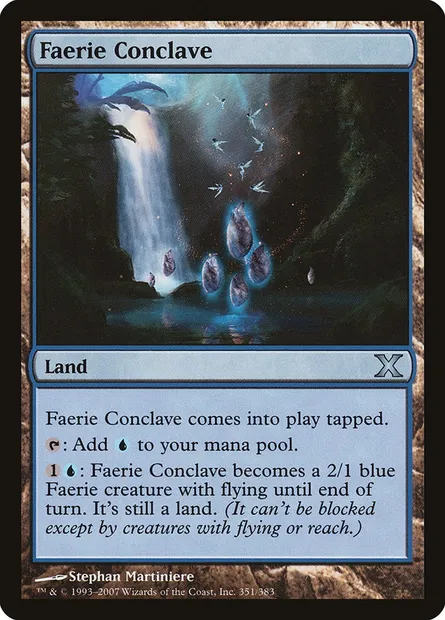 Faerie Conclave, Magic card 10E 351 — Tenth Edition set