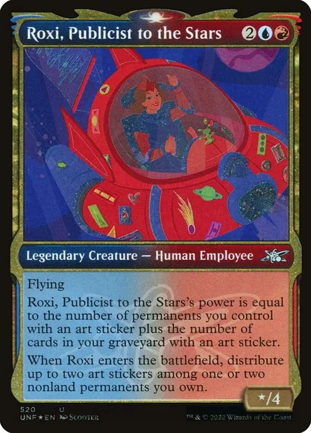 Roxi, Publicist to the Stars, carte Magic UNF 520 — extension Unfinity