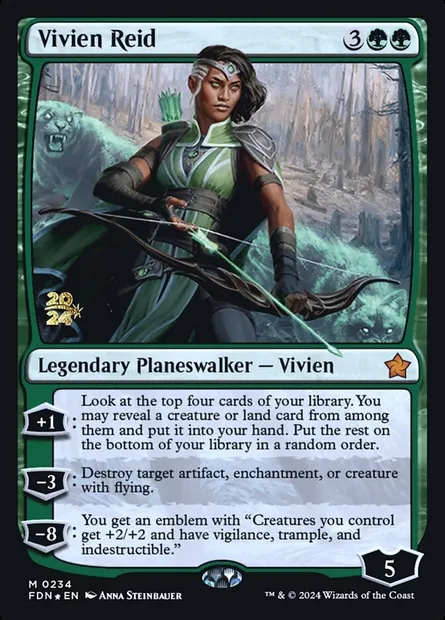 Vivien Reid, carte Magic PFDN 234s — extension Foundations Promos