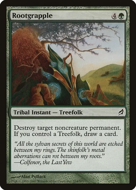 Rootgrapple, Magic card LRW 234 — Lorwyn set