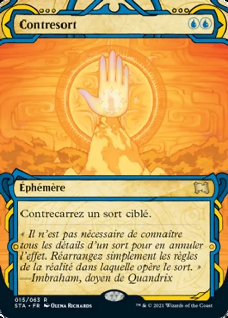 Contresort, carte Magic STA 15 — extension Strixhaven Mystical Archive