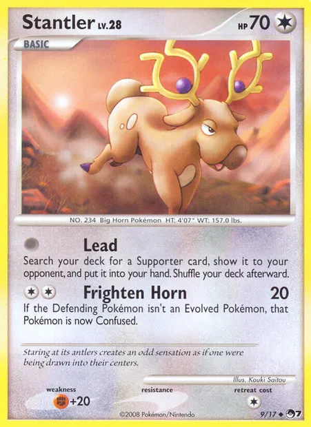 Stantler, Pokémon card P7 9 — POP Series 7 set