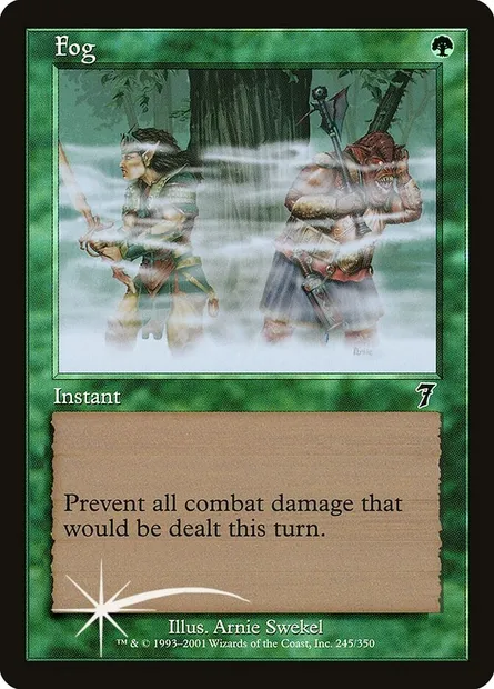 Brouillard, carte Magic 7ED 245★ — extension Septième Edition
