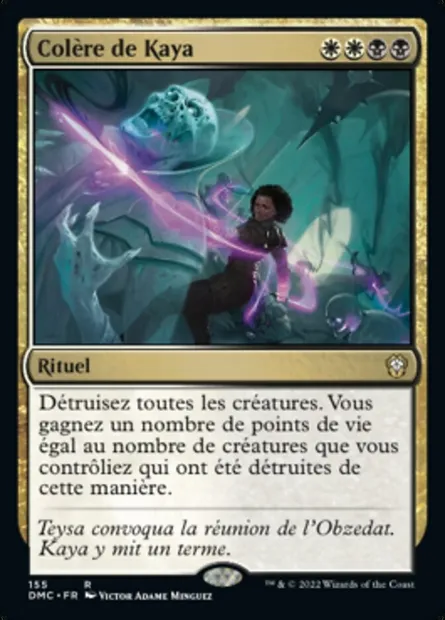Colère de Kaya, carte Magic DMC 155 — extension Dominaria United Commander