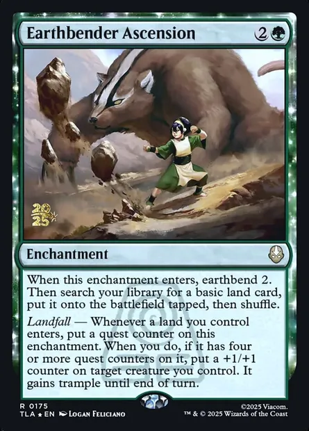Earthbender Ascension, Magic card PTLA 175s — Avatar: The Last Airbender Promos set