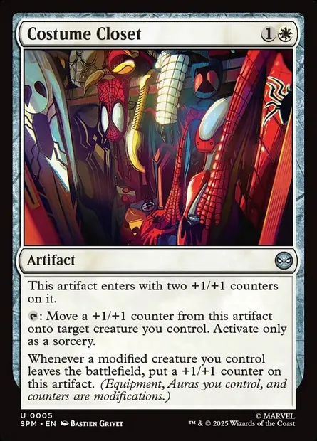 Costume Closet, Magic card SPM 5 — Marvel's Spider-Man set