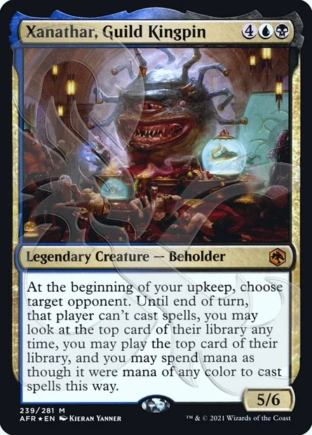 Xanathar, Guild Kingpin, Magic card PAFR 239a — Adventures in the Forgotten Realms Promos set