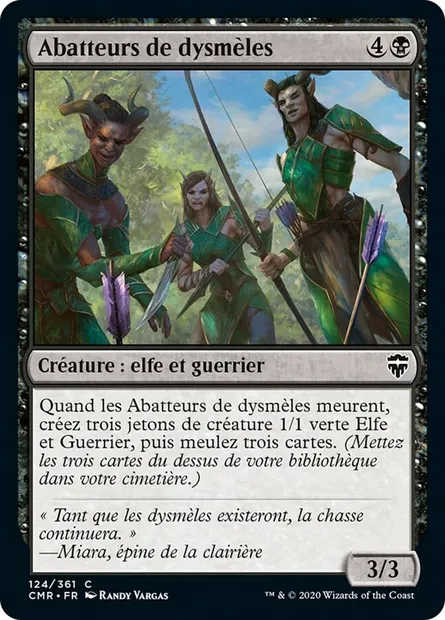 Abatteurs de dysmèles, carte Magic CMR 124 — extension Commander Legends