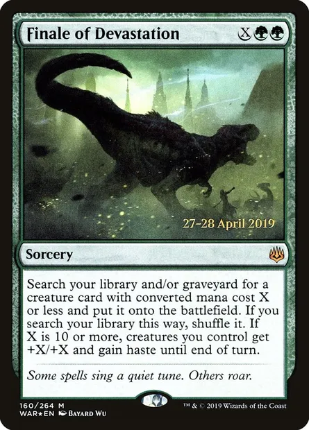 Finale of Devastation, Magic card PWAR 160s — War of the Spark Promos set