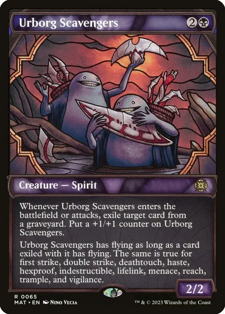 Urborg Scavengers, Magic card MAT 65 — March of the Machine: The Aftermath set
