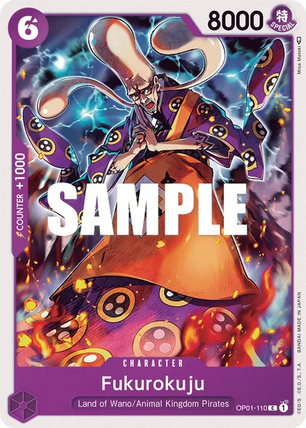 Fukurokuju, One Piece card OP01-110 — ROMANCE DAWN set