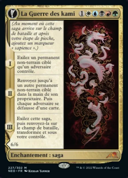 La Guerre des kami // O-Kagachi révélé, carte Magic NEO 227 — extension Kamigawa: La Dynastie Néon