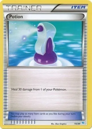 Potion, Pokémon card TK9S 015 — XY Trainer Kit: Pikachu Libre & Suicune (Suicune) set