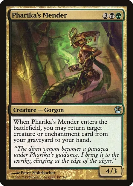 Pharika's Mender, Magic card THS 197 — Theros set
