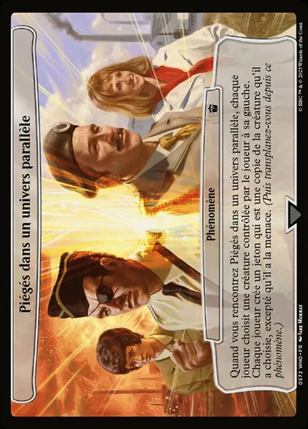 Piégés dans un univers parallèle, carte Magic WHO 572 — extension Doctor Who