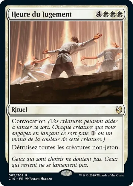Heure du Jugement, carte Magic C19 65 — extension Commander 2019