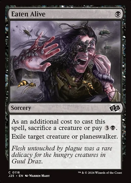 Eaten Alive, Magic card J25 116 — Foundations Jumpstart set