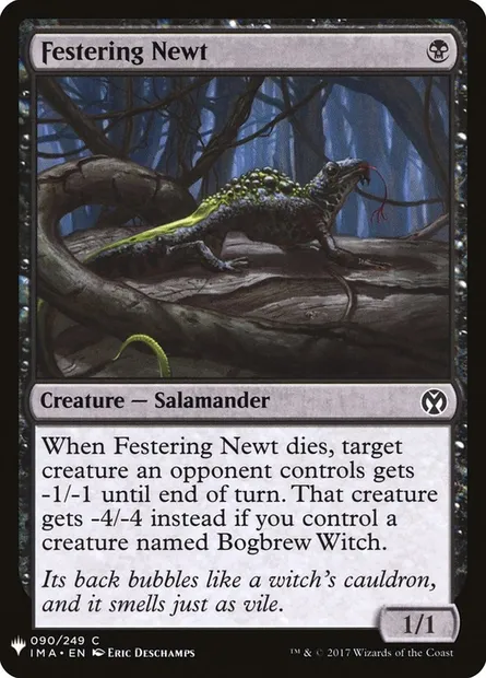 Triton à pustules, carte Magic PLST IMA-90 — extension The List