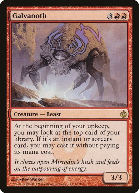 Galvanoth, Magic card MBS 62 — Mirrodin Besieged set